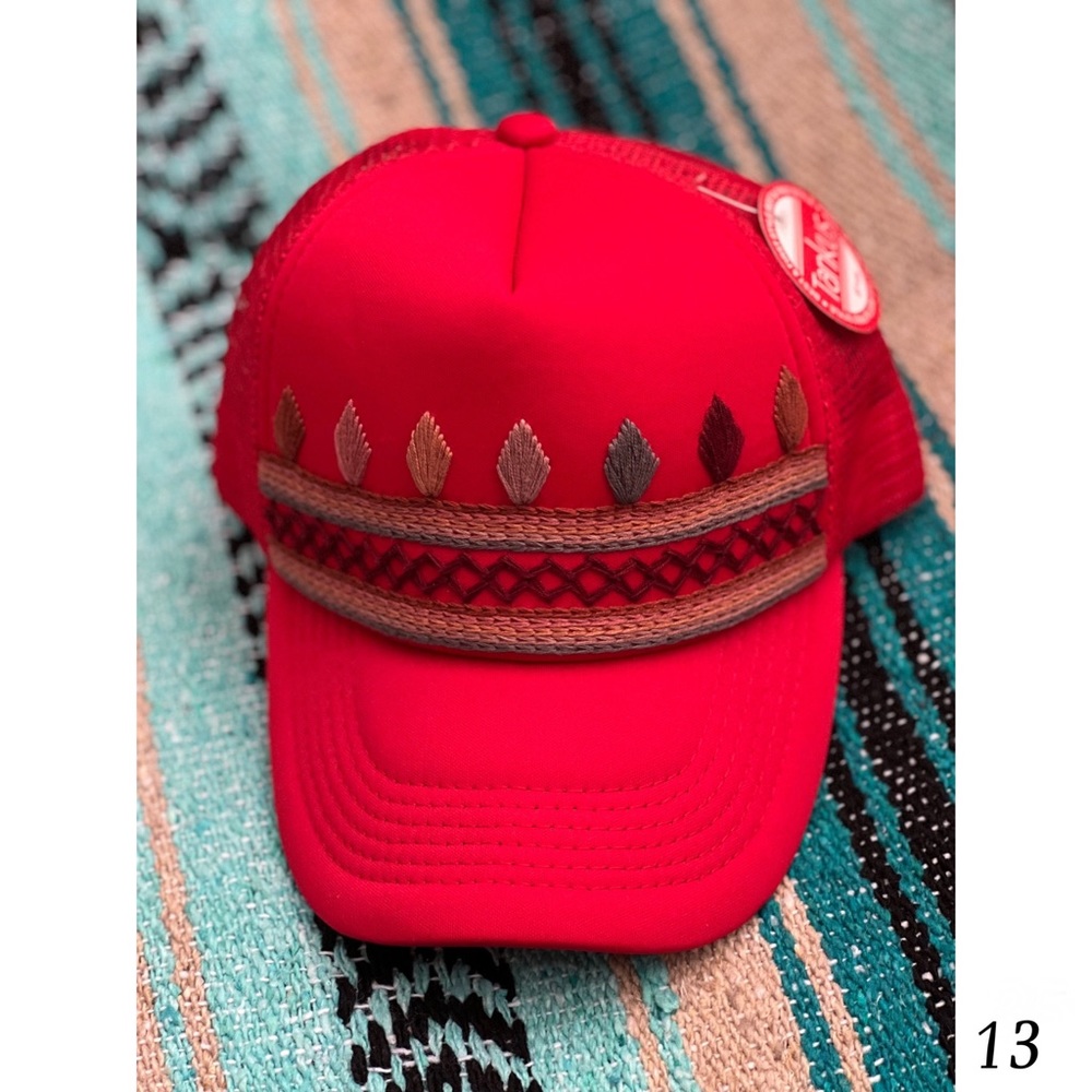Mexican Hand Embroidered Trucker Hat 2/$25